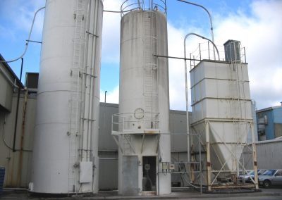 Weighing of Skirted Flour Silo