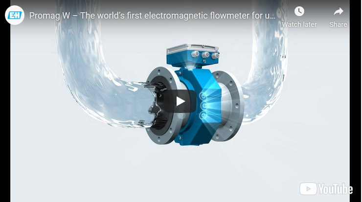 Promag W – The world’s first electromagnetic flowmeter for unrestricted measurement